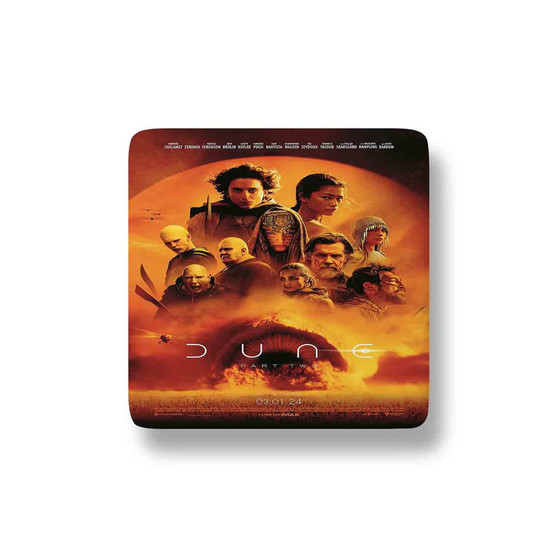 Dune Part Two Movie Custom Porcelain Refrigerator Magnet Square