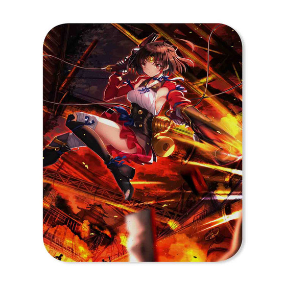 Kabaneri of the Iron Fortress Custom Gaming Mouse Pad Rectangle Rubber Backing