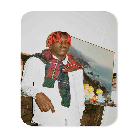 Lil Yachty Custom Gaming Mouse Pad Rectangle Rubber Backing