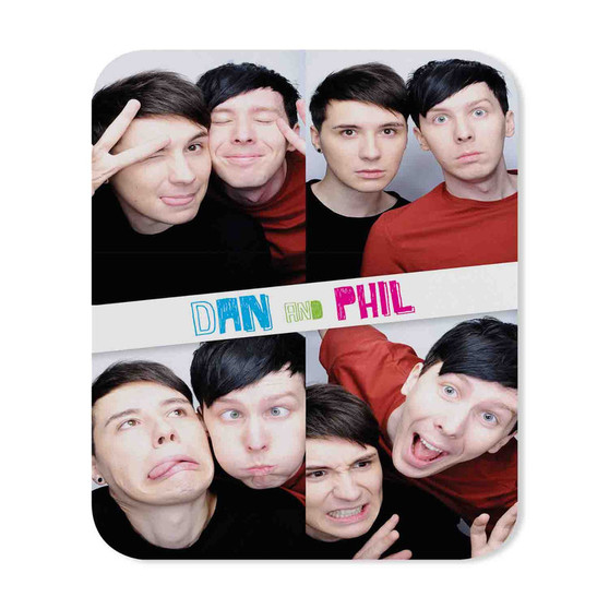 Dan Phil Custom Gaming Mouse Pad Rectangle Rubber Backing