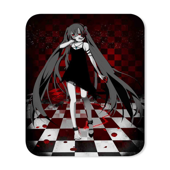 Mirai Nikki The Future Diary Custom Gaming Mouse Pad Rectangle Rubber Backing