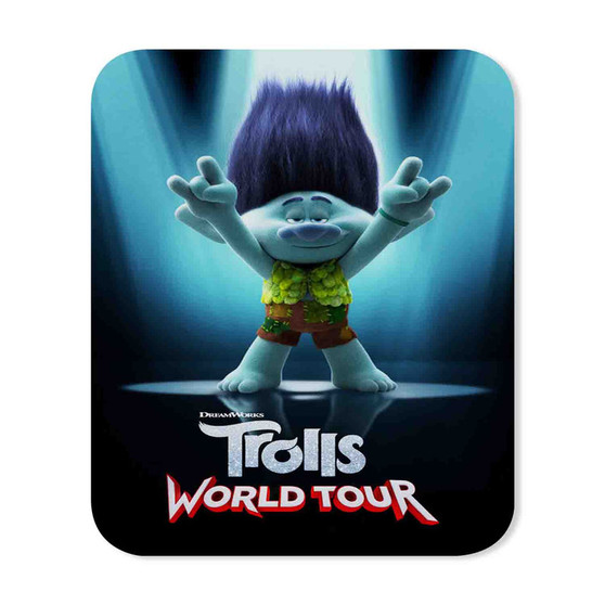 Trolls World Tour Custom Gaming Mouse Pad Rectangle Rubber Backing