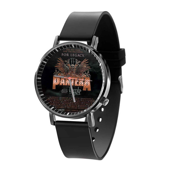 Pantera For Legacy Tour Custom Quartz Watch Black With Gift Box