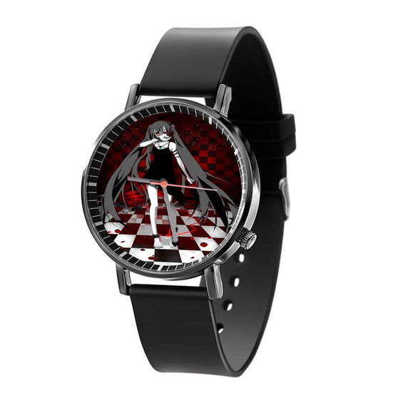 Mirai Nikki The Future Diary Custom Quartz Watch Black With Gift Box