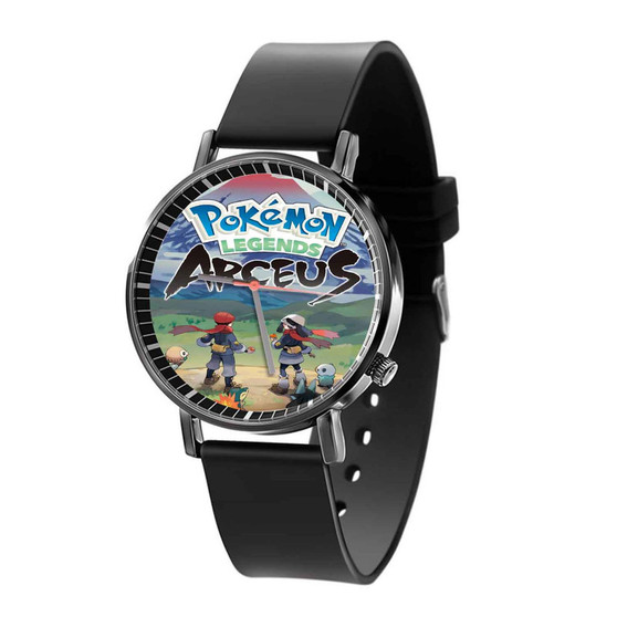 Pokemon Legends Arceus Custom Quartz Watch Black With Gift Box