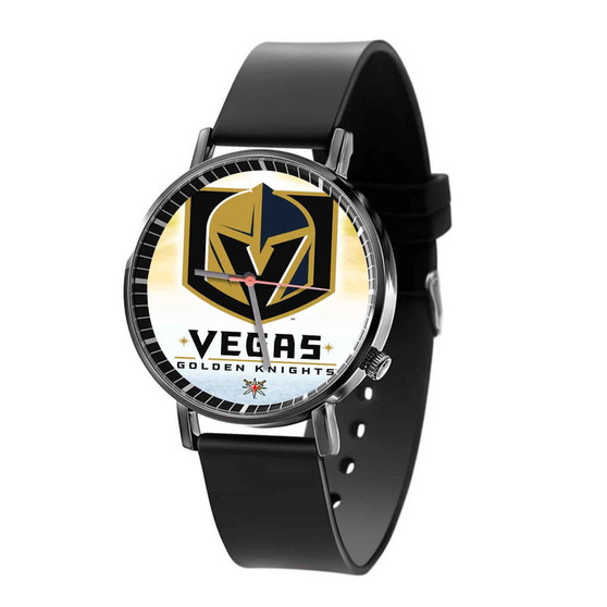 Vegas Golden Knights NHL Custom Quartz Watch Black With Gift Box