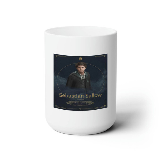 Sebastian Sallow Hogwarts Legacy White Ceramic Mug 15oz With BPA Free