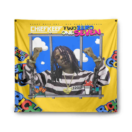 Chief Keef s Two Zero One Seven Custom Tapestry Indoor Wall Polyester Home Decor