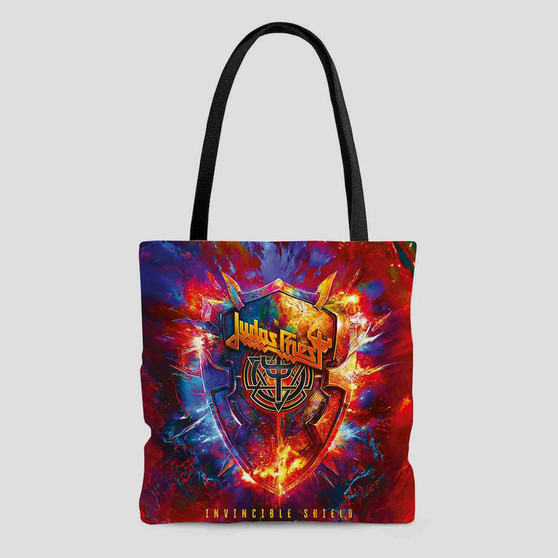 Judas Priest Invincible Shield Tour Custom Tote Bag AOP