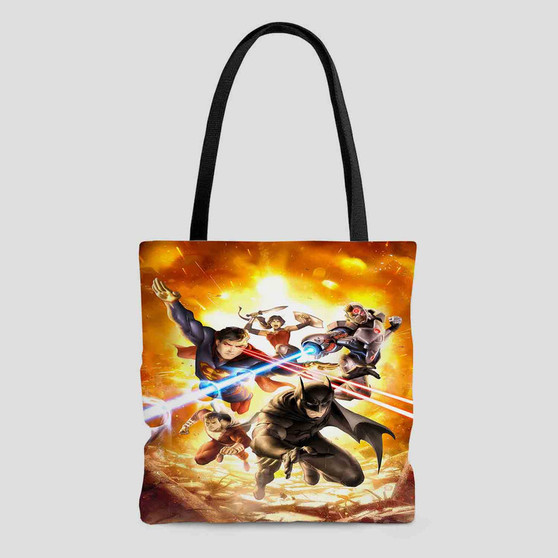 Justice League War Custom Tote Bag AOP