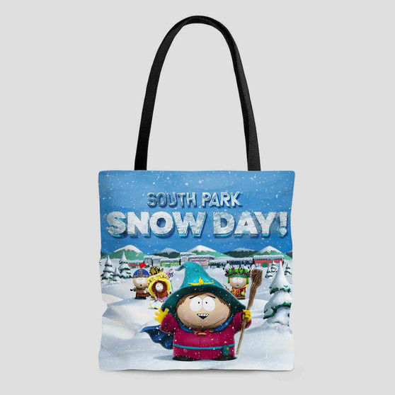 South Park Snow Day Custom Tote Bag AOP