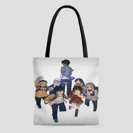 Erased Anime Custom Tote Bag AOP