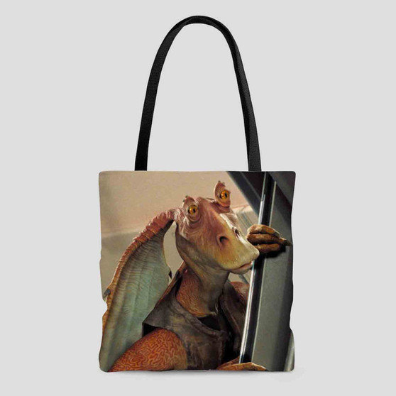 Star Wars Jar Jar Binks Custom Tote Bag AOP