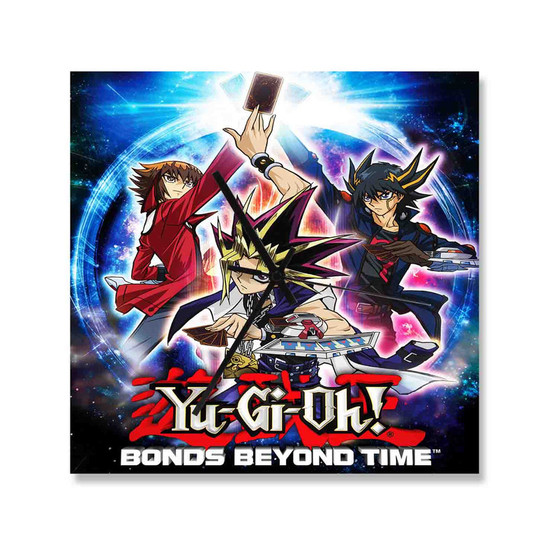 Yu Gi Oh Bonds Beyond Time Custom Wall Clock Square Silent Scaleless Wooden Black Pointers