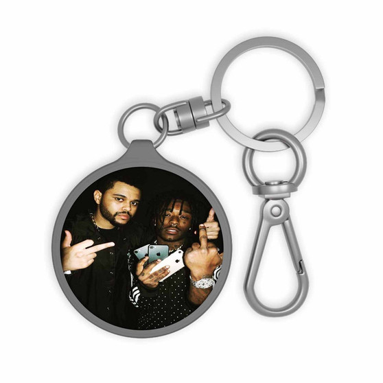 The Weeknd and Lil Uzi Vert Custom Keyring Tag Acrylic Keychain TPU Cover