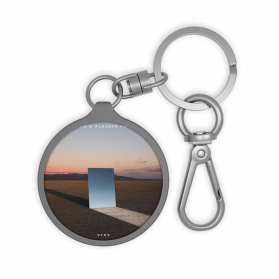 Zedd Alessia Cara Stay Custom Keyring Tag Acrylic Keychain TPU Cover