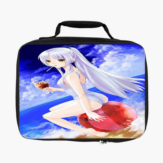 Angel Beats Kanade Tachibana Tenshi Custom Lunch Bag Fully Lined and Insulated