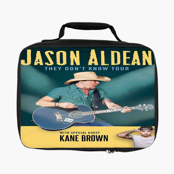 Jason Aldean They Don t Know Tour Custom Lunch Bag Fully Lined and Insulated