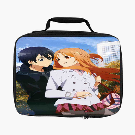 Sword Art Online Kirito and Asuna Best Custom Lunch Bag Fully Lined and Insulated
