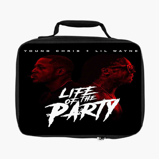 Young Chris Life Of The Party Feat Lil Wayne Custom Lunch Bag Fully Lined and Insulated