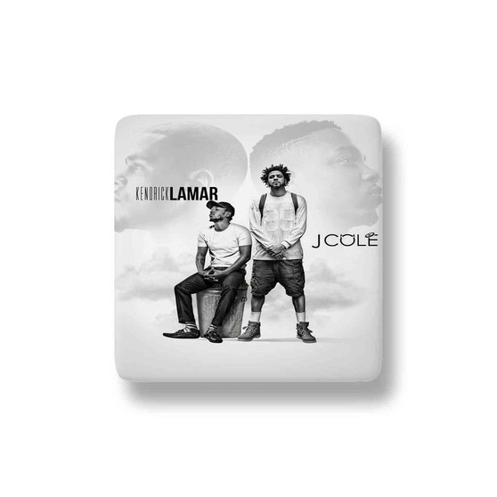 Kendrick Lamar and J Cole Best Custom Porcelain Refrigerator Magnet