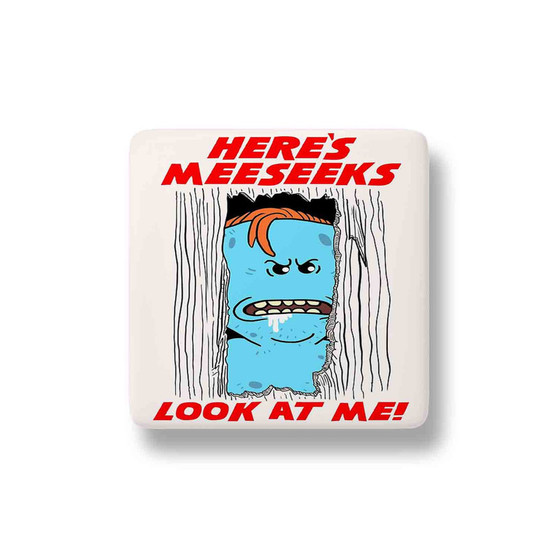 Mr Meeseek s Rick and Morty Best Custom Porcelain Refrigerator Magnet