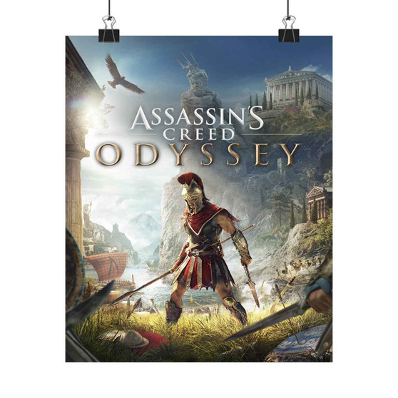 Assassins Creed Odyssey Art Satin Silky Poster for Home Decor