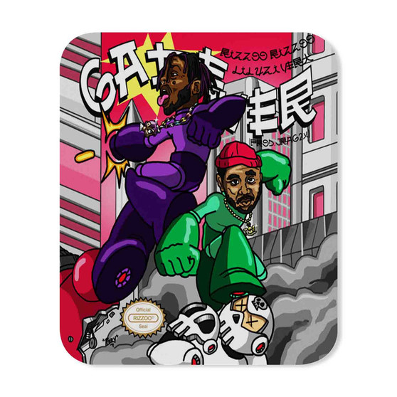 Game Over Rizzo Rizzo Feat Lil Uzi Vert Custom Gaming Mouse Pad Rubber Backing