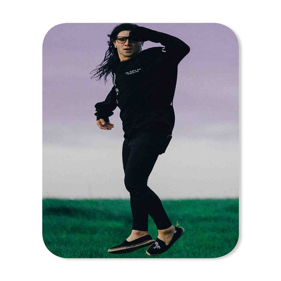 Skrillex Best Custom Gaming Mouse Pad Rubber Backing