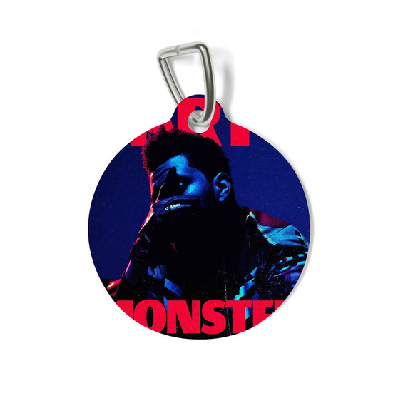 The Weeknd Party Monster Custom Pet Tag Coated Solid Metal for Cat Kitten Dog