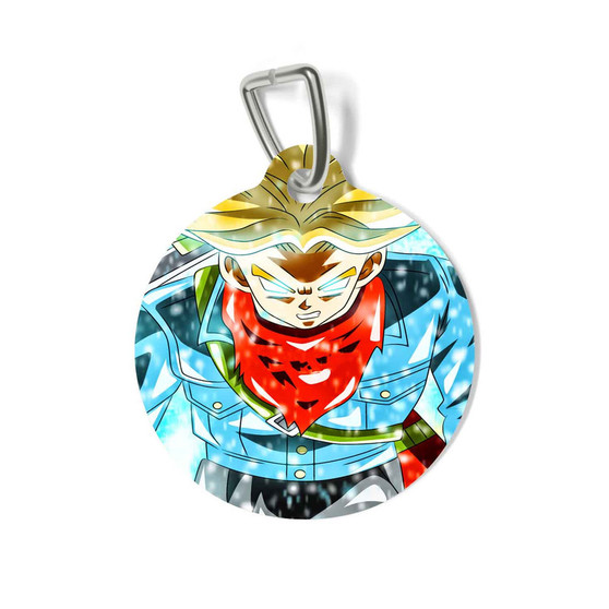 Trunks Super Saiyan Dragon Ball Super Best Custom Pet Tag Coated Solid Metal for Cat Kitten Dog