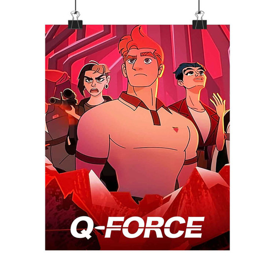 Q Force Art Satin Silky Poster for Home Decor