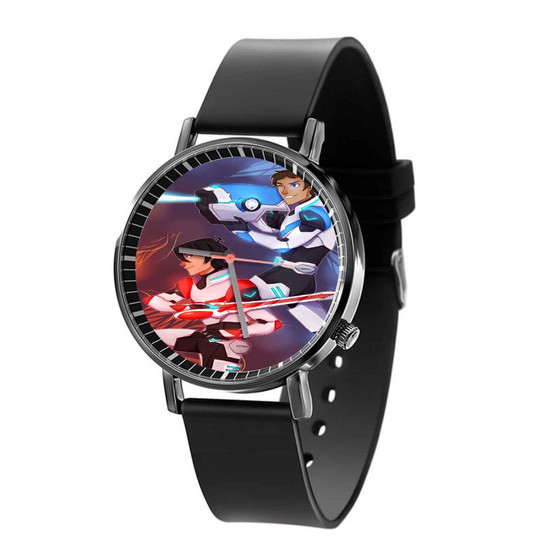 Keith and Lance Voltron Legendary Defender Custom Black Quartz Watch With Gift Box