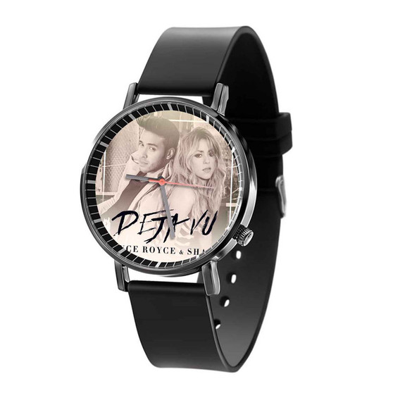 Prince Royce and Shakira Deja Vu Custom Black Quartz Watch With Gift Box