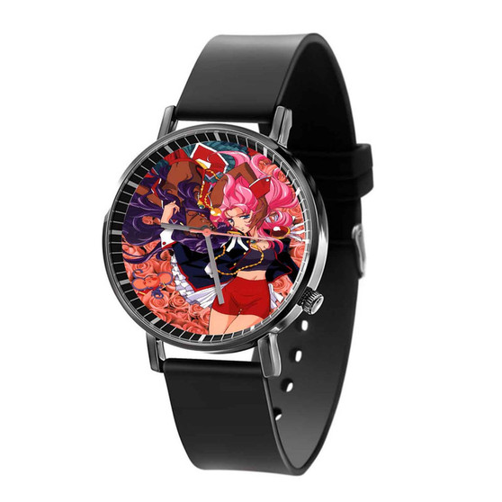 Revolutionary Girl Utena Custom Black Quartz Watch With Gift Box