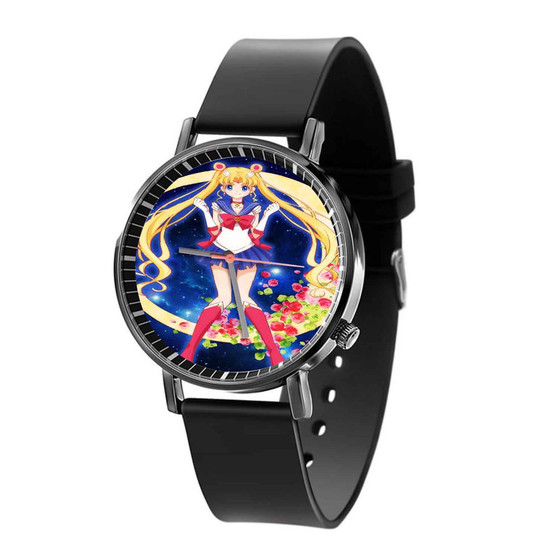 Sailor Moon Best Custom Black Quartz Watch With Gift Box