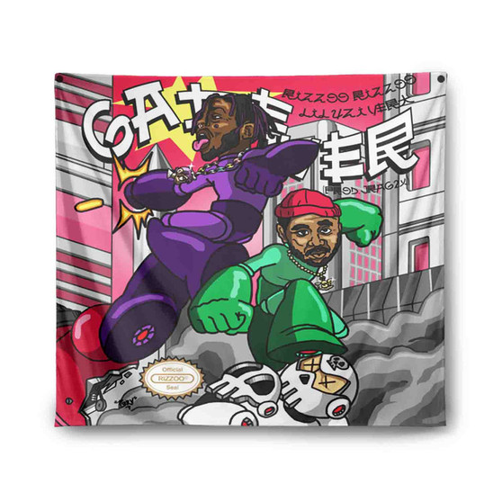 Game Over Rizzo Rizzo Feat Lil Uzi Vert Custom Tapestry Polyester Indoor Wall Home Decor