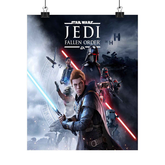 Star Wars Jedi Fallen Order Art Satin Silky Poster for Home Decor