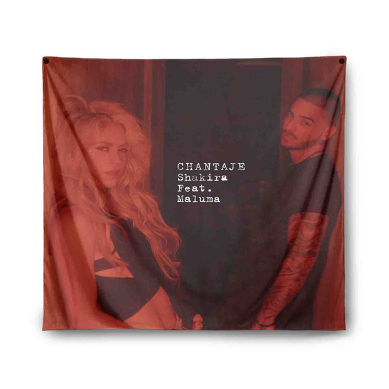 Shakira Chantaje feat Maluma Custom Tapestry Polyester Indoor Wall Home Decor