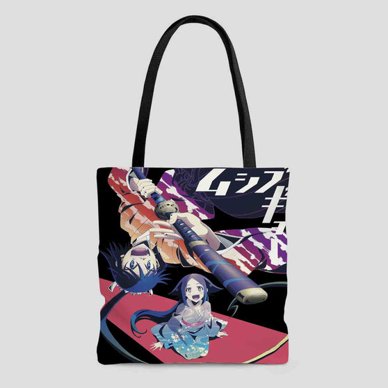 Mushibugyou Custom Tote Bag AOP With Cotton Handle