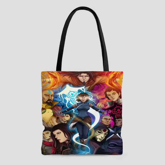 The Legend of Korra Arts Custom Tote Bag AOP With Cotton Handle