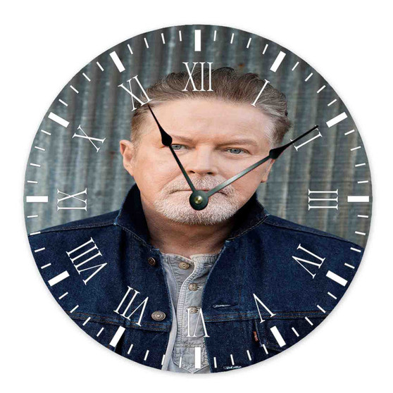 Don Henley Arts Custom Wall Clock Wooden Round Non-ticking