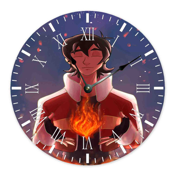 Keith Voltron Legendary Defender Best Custom Wall Clock Wooden Round Non-ticking
