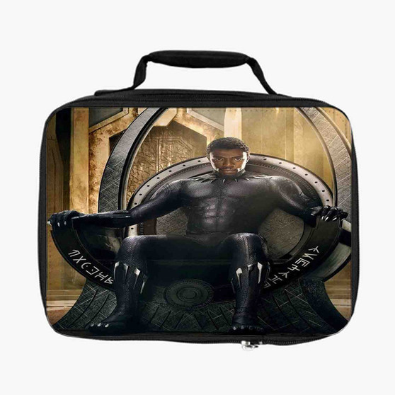 Black Panther Lunch Bag Fully Lined and Insulated for Adult and Kids