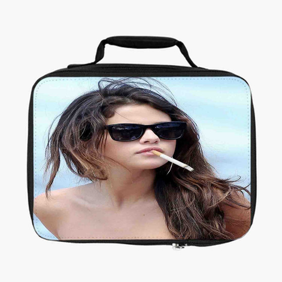 Selena Gomez Cigarette Lunch Bag Fully Lined and Insulated for Adult and Kids