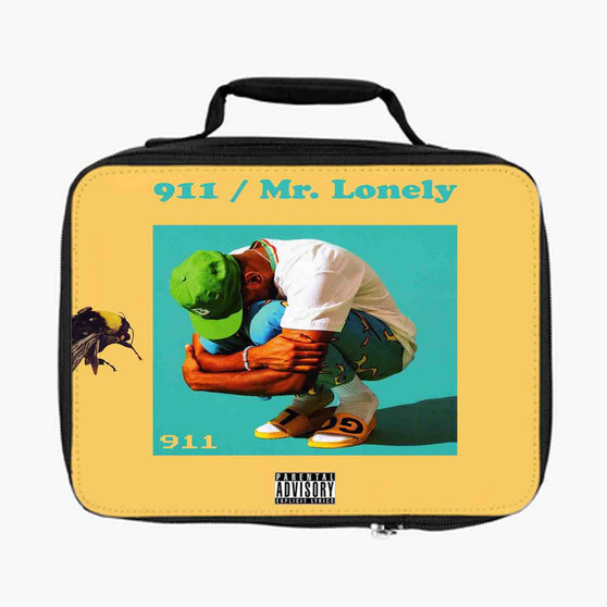 Tyler The Creator 911 Mr Lonely Lunch Bag Fully Lined and Insulated for Adult and Kids