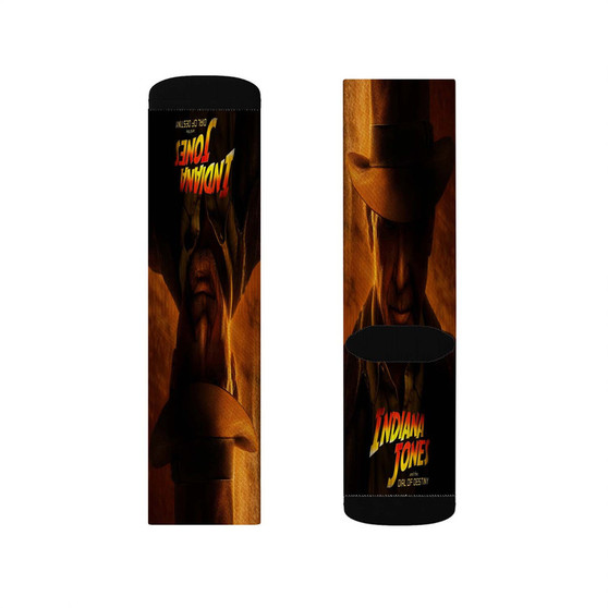 Indiana Jones and the Dial of Destiny Polyester Sublimation Socks White