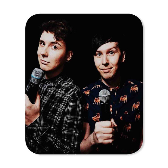 Dan Phil Ink Mouse Pad Gaming Rubber Backing