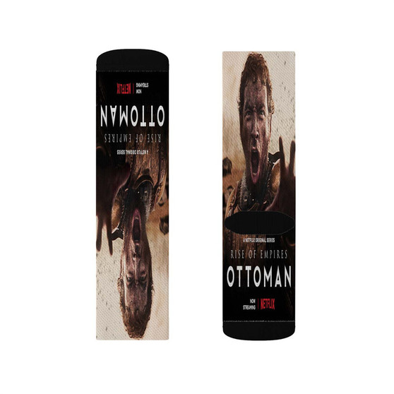 Rise of Empires Ottoman Polyester Sublimation Socks White