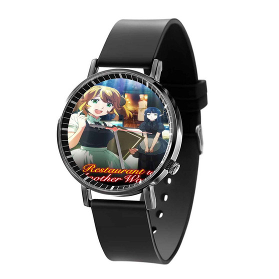 Restaurant to Another World Quartz Watch Black Plastic With Gift Box
